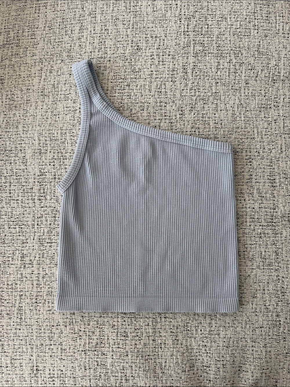 Nikibiki One-Shoulder Ribbed Crop